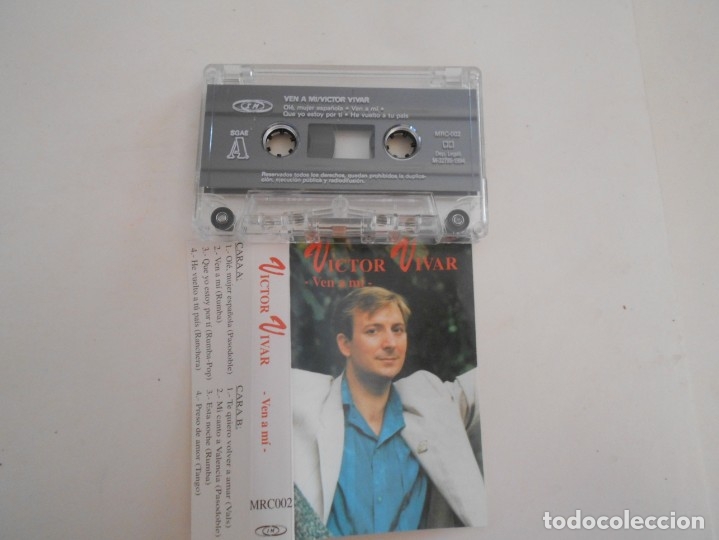 Casetes antiguos: VICTOR VIVAR-CASSETTE VEN A MI - Foto 1