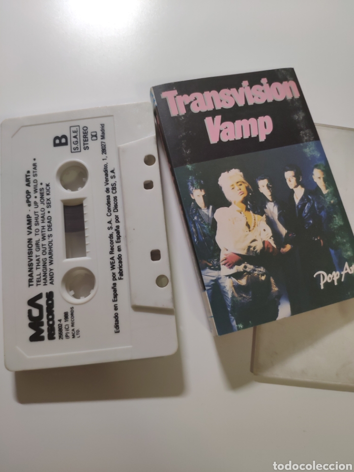 Casetes antiguos: Transvision Vamp. Pop art - Foto 2