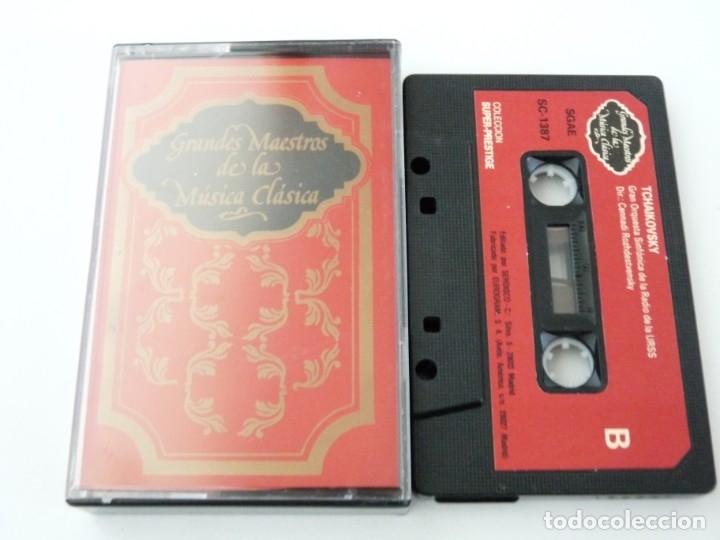 Casetes antiguos: CASETE, CASSETTE TCHAIKOVSKY. GRANDES MAESTROS DE LA MUSICA CLASICA  REF: 20-28
