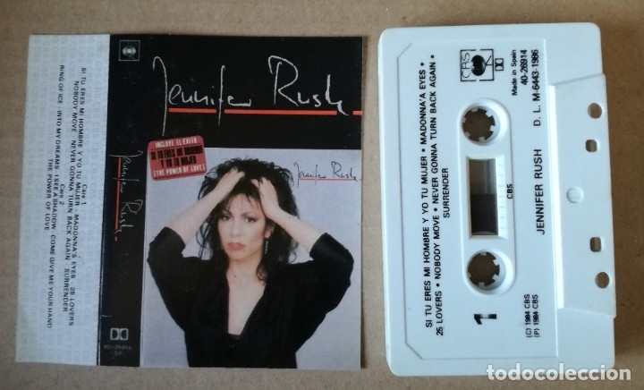 Casetes antiguos: JENNIFER RUSH-RARA CINTA CASETE 1984
