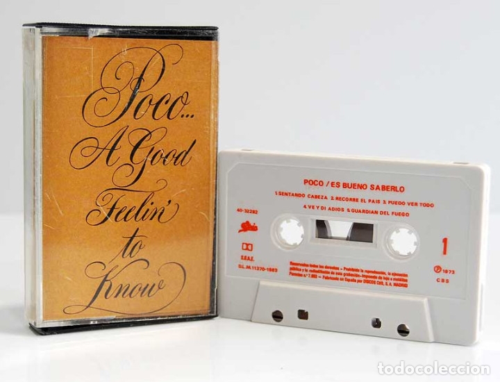 Casetes antiguos: Poco - A Good Feeling to Know. Casete. Epic - Foto 1