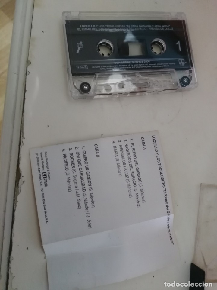 Casetes antiguos: LOQUILLO Y LOS TROGLODITAS - el ritmo del garaje y otros exitos - Foto 2