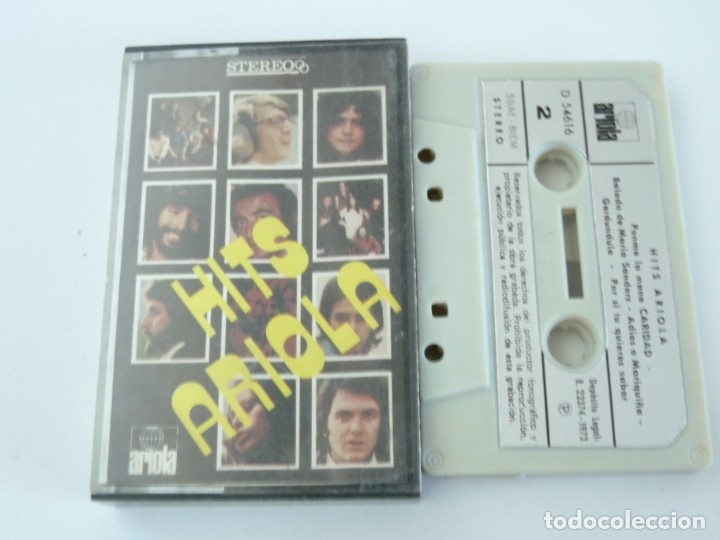 Old Cassettes: CASETE, CASSETTE HITS ARIOLA REF: 19-45