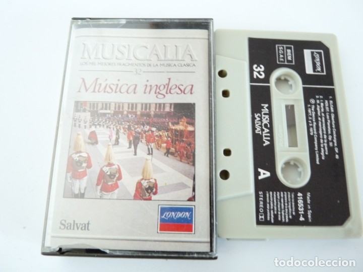 Cassettes Anciennes: CASETE, CASSETTE MUSICALIA 32. MUSICA INGLESA REF: 21-11