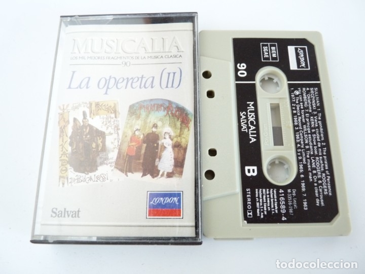 Old Cassettes: CASETE, CASSETTE MUSICALIA 90. LA OPERETA (II) REF: 21-12