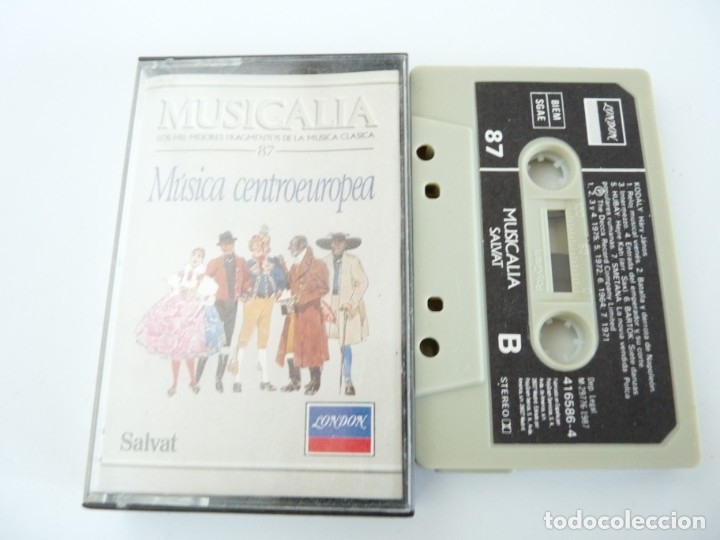 Alte Kassetten: CASETE, CASSETTE MUSICALIA 87. MUSICA CENTROEUROPEA REF: 21-13