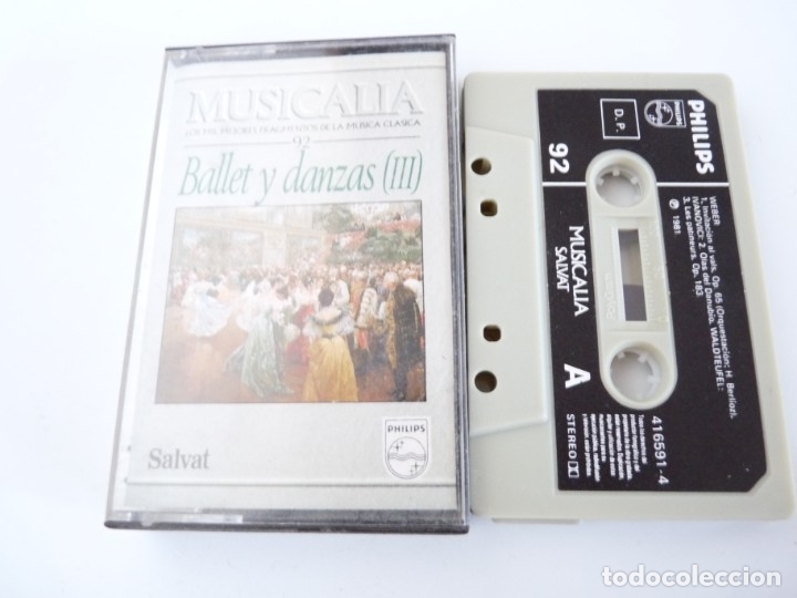 Casetes antiguos: CASETE, CASSETTE MUSICALIA 92. BALLET Y DANZAS (III) REF: 21-17