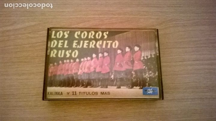Casetes antiguos: Casete los coros del ej&eacute;rcito ruso - Foto 1