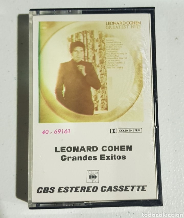 Casetes antiguos: Leonard cohen - grandes exitos - TDKCST34 - Foto 1