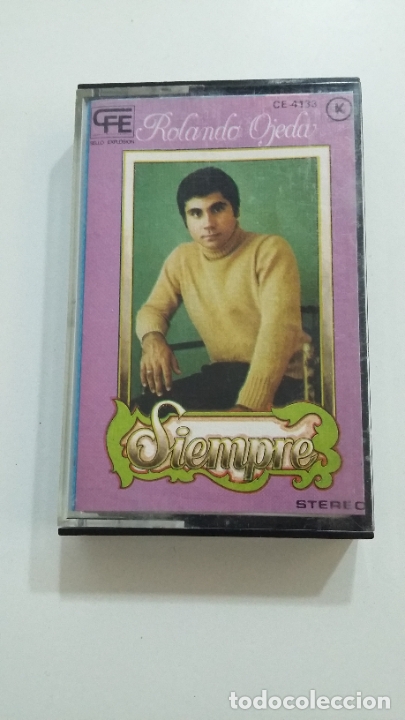 Casetes antiguos: ROLANDO OJEDA - SIEMPRE. CASETE. TDKCST45B - Foto 1