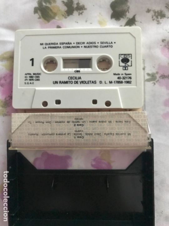 Casetes antiguos: CECILIA. UN RAMITO DE VIOLETAS - Foto 3