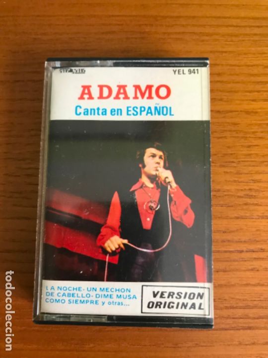 Casetes antiguos: Casetes ADAMO canta en espa&ntilde;ol versi&oacute;n original - Foto 1