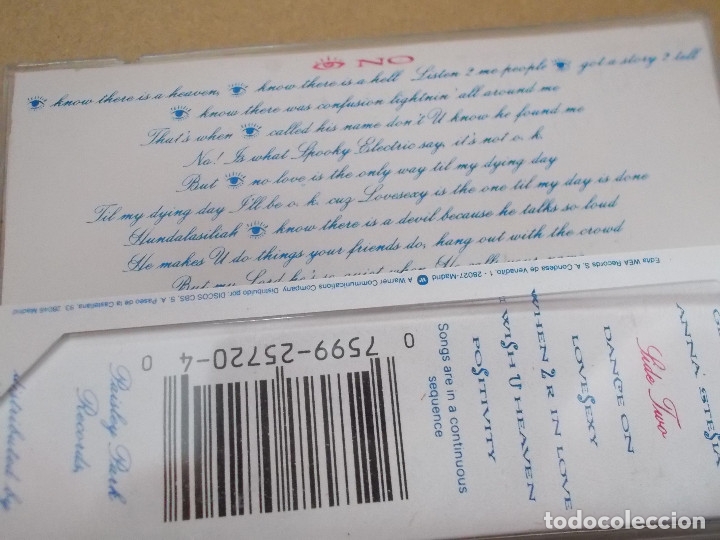 Casetes antiguos: PRINCE  LOVESEXY - Foto 4