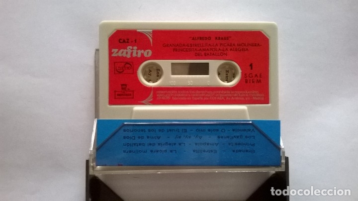 Casetes antiguos: Casete Alfredo kraus - Foto 3