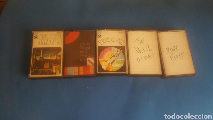 Casetes antiguos: Lote 5 casettes pink floid - Foto 1