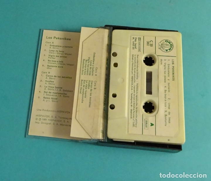 Casetes antiguos: LOS PEKENIQUES. ONDINA 1981 - Foto 2