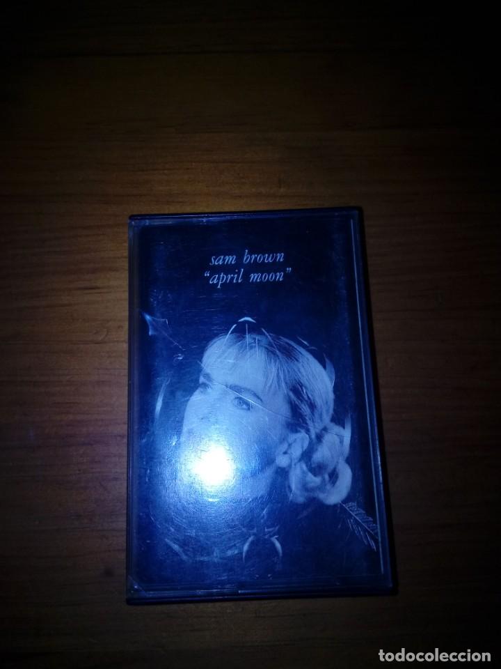 Casetes antiguos: SAM BROWN APRIL MOON C22F - Foto 1