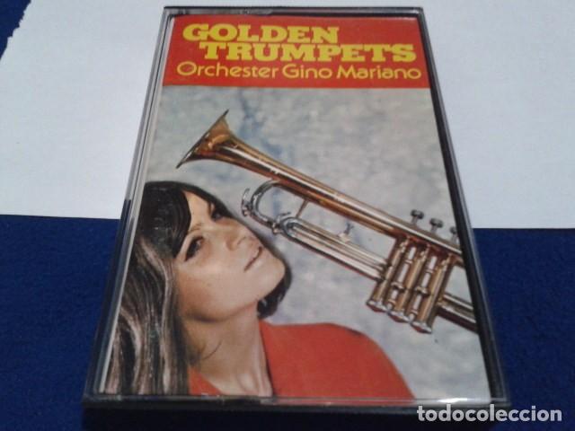 Casetes antiguos: CASETE CASSETTE ( GOLDEN TRUMPETS - ORCHESTER GINO MARIANO ) SUPERTONE  MADE IN GERMANY