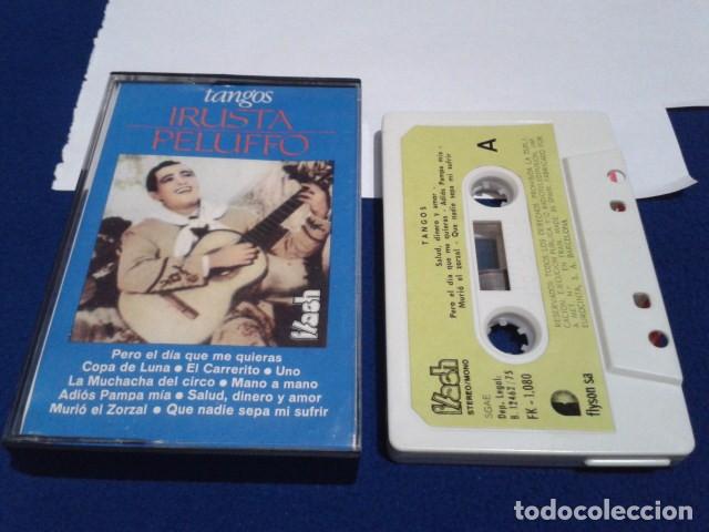 Casetes antiguos: CASETE CASSETTE ( TANGOS  IRUSTA - PELUFFO ) 1975 VACH - FLYSON