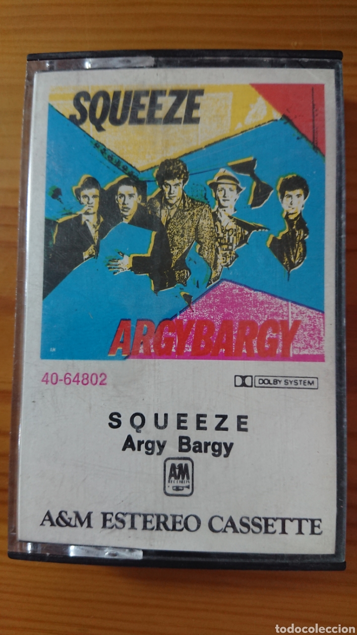 Casetes antiguos: SQUEEZE - ARGY BARGY - CASSETTE CASETE - Foto 1