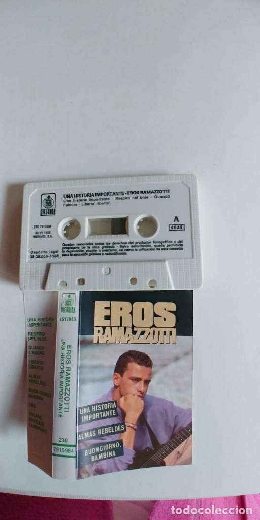 Casetes antiguos: EROS RAMAZZOTTI-CASSETTE - Foto 1