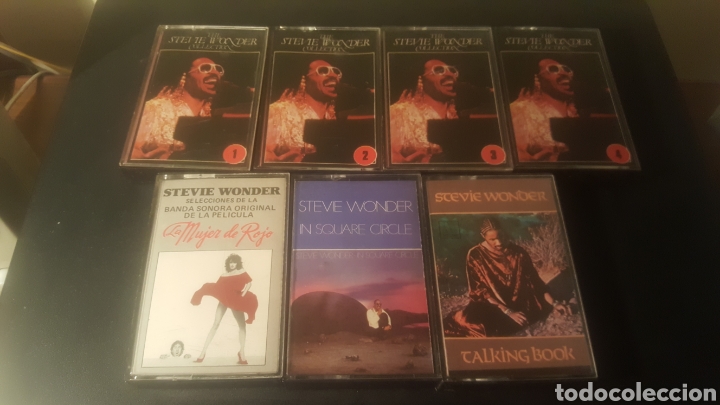 Casetes antiguos: 7 cintas originales de steve wonder - Foto 1