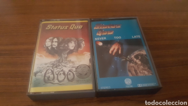 Casetes antiguos: Status Quo dos cintas originales - Foto 1