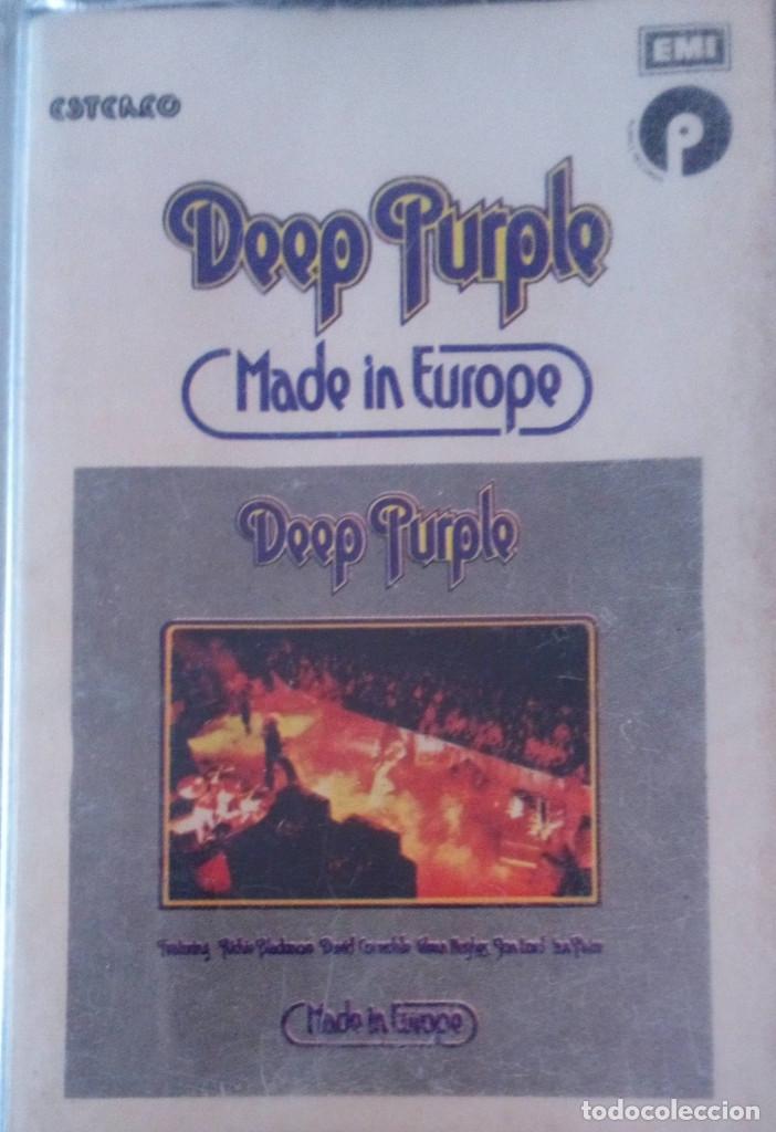 Casetes antiguos: DEEP PURPLE ( MADE IN EUROPE) CASSETTE - Foto 1