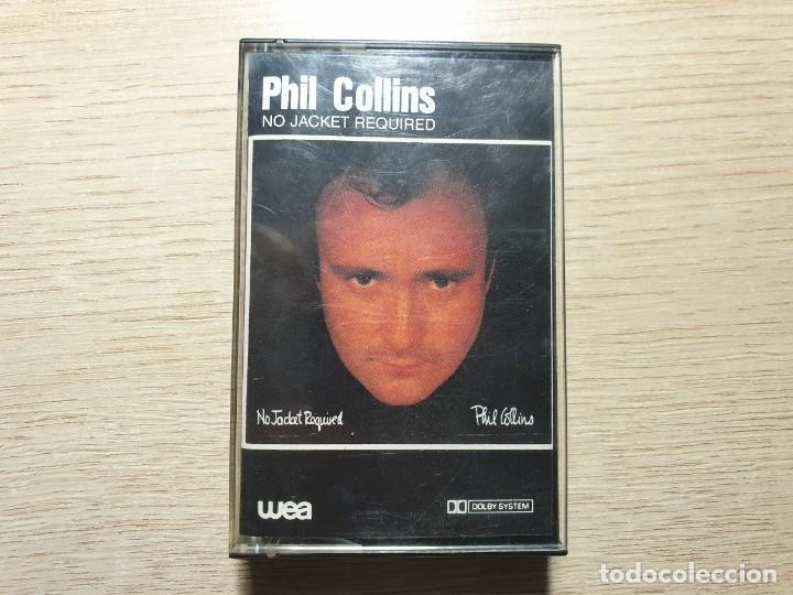 Casetes antiguos: CASSETTE - PHIL COLLINS - NO JACKET REQUIRED - Foto 1