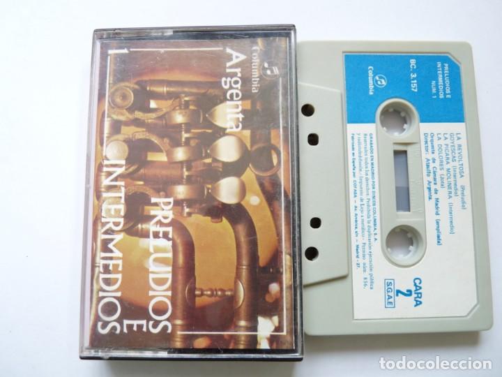 Casetes antiguos: CASETE, CASSETTE ARGENTA PRELUDIOS E INTERMEDIOS REF: 21-35 - Foto 1