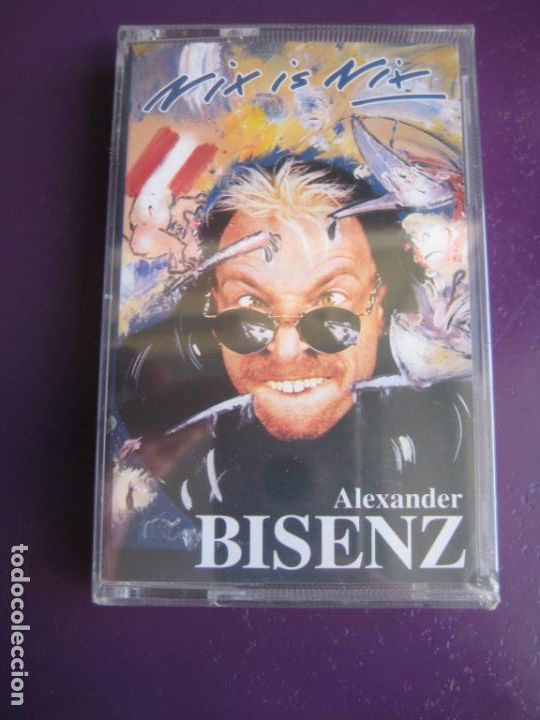 Cassetes antigas: Alexander Bisenz CASETE COLUMBIA 1995 PRECINTADA - Nix Is Nix - HUMOR PARODIA SYNTH POP ALEMANIA