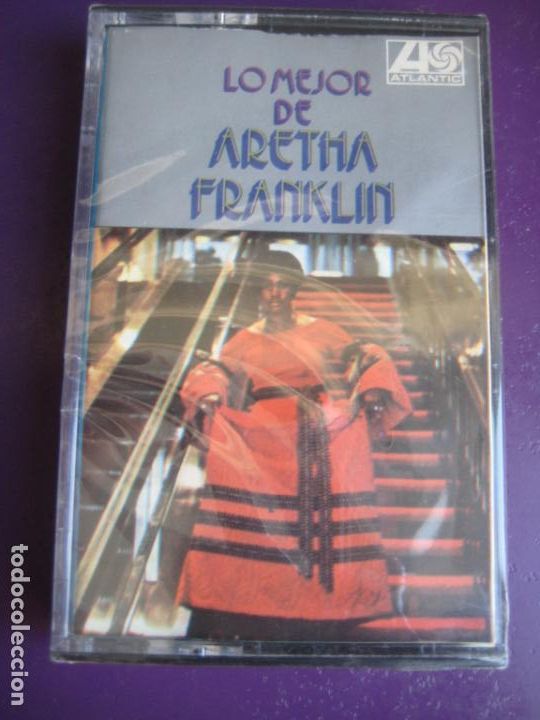 Casetes antiguos: LO MEJOR DE ARETHA FRANKLIN CASETE ATLANTIC HISPAVOX PRECINTADA - 14 GRANDES EXITOS SOUL 60'S