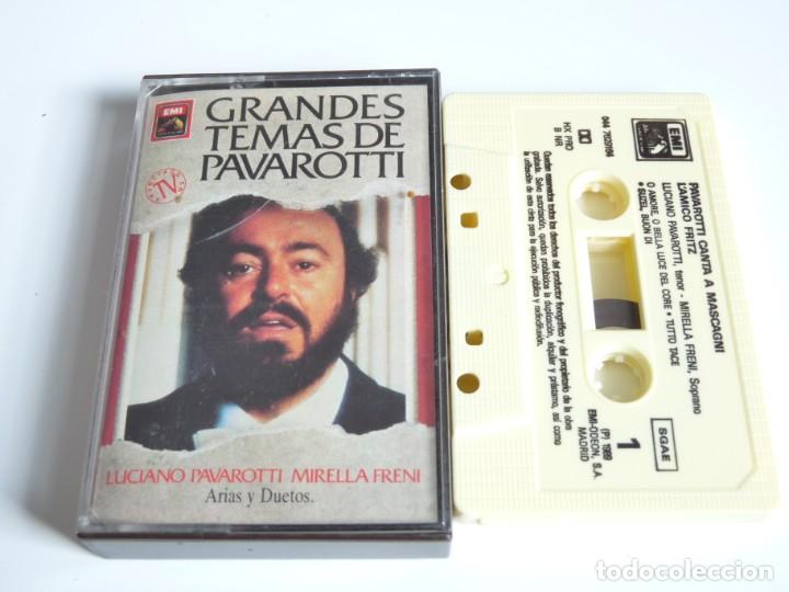 Casetes antiguos: CASETE, CASSETTE GRANDES TEMAS DE PAVAROTTI MASCAGNI REF: 22-36