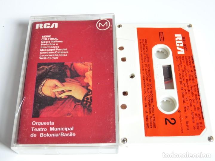 Cassettes Anciennes: CASETE, CASSETTE OPERA ITALIANA PRELUDIOS E INTERMEZZOS REF: 22-37