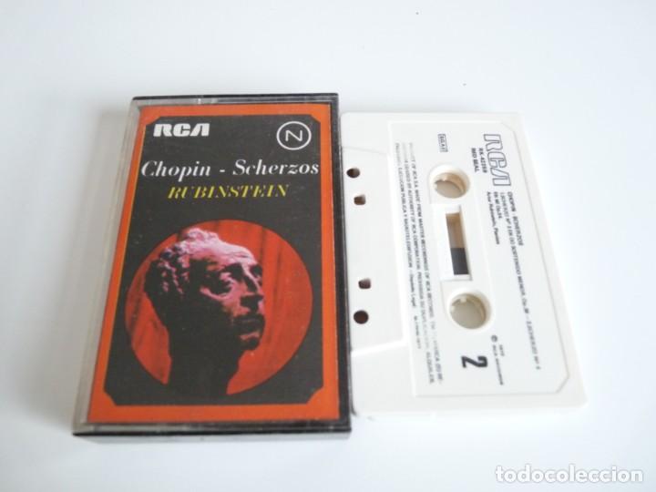 Casetes antiguos: CASETE, CASSETTE CHOPIN SCHERZOS RUBINSTEIN REF: 9-4 - Foto 1