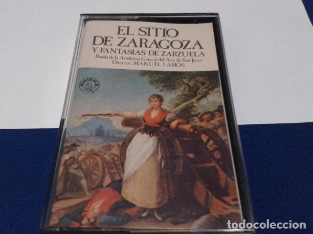 Cassetes antigas: CASETE CASSETTE ( EL SITIO DE ZARAGOZA Y FANTASIAS DE ZARZUELA ) ONDINA HISPAVOX 1979