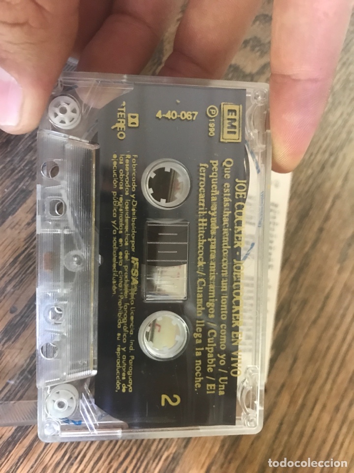 Casetes antiguos: Joe cocker live PARAGUAY 1990 - Foto 4