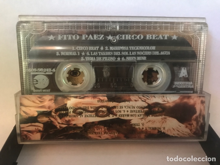 Casetes antiguos: Fito P&aacute;ez - Circo Beat - Argentina 1994 - Foto 3