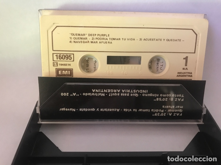 Casetes antiguos: Deep purple - Quemar - Foto 3