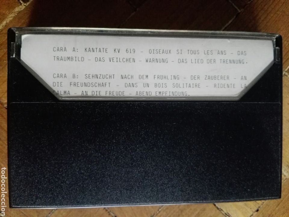 Casetes antiguos: Cinta/Caset Mozart Canciones - Foto 2