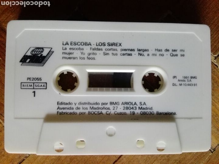 Casetes antiguos: Cinta/Caset Los Sirex La Escoba - Foto 3