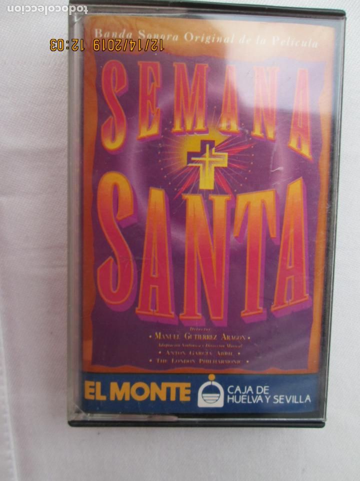 Casetes antiguos: SEMANA SANTA , BANDA SONORA DE LA PELICULA - EL MONTE 1992 - GUTIERREZ ARAGON
