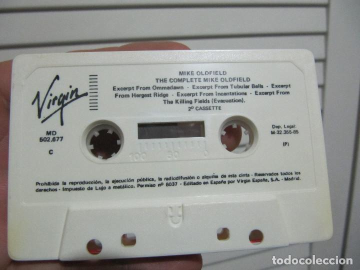 Casetes antiguos: MIKE OLDFIELD THE COMPLETE 2 CASETTES - Foto 2