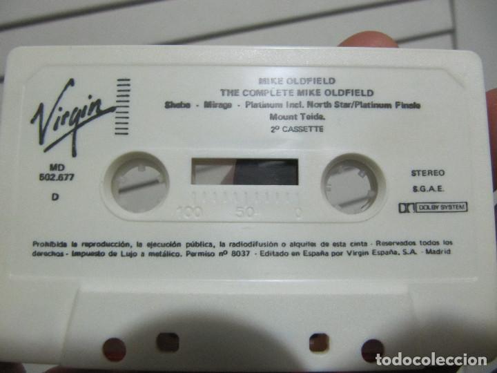 Casetes antiguos: MIKE OLDFIELD THE COMPLETE 2 CASETTES - Foto 3