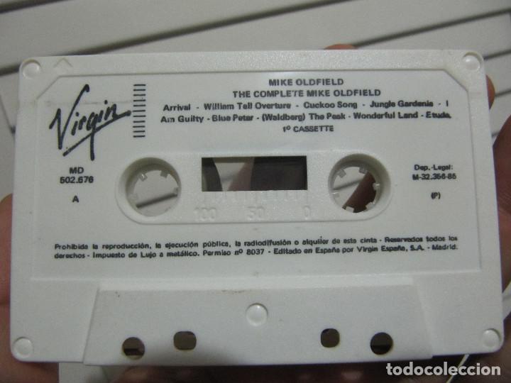 Casetes antiguos: MIKE OLDFIELD THE COMPLETE 2 CASETTES - Foto 5
