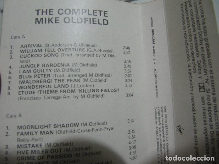Casetes antiguos: MIKE OLDFIELD THE COMPLETE 2 CASETTES - Foto 7