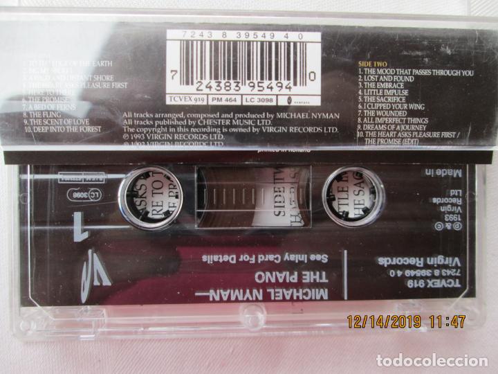 Casetes antiguos: MICHAEL NYMAN - THE PIANO CASETE - Foto 2