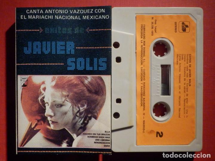 Casetes antiguos: CINTA DE CASSETTE - CASETE - Javier Solis - Exitos -  DIM - 1973 - Foto 1