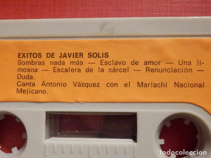 Casetes antiguos: CINTA DE CASSETTE - CASETE - Javier Solis - Exitos -  DIM - 1973 - Foto 2