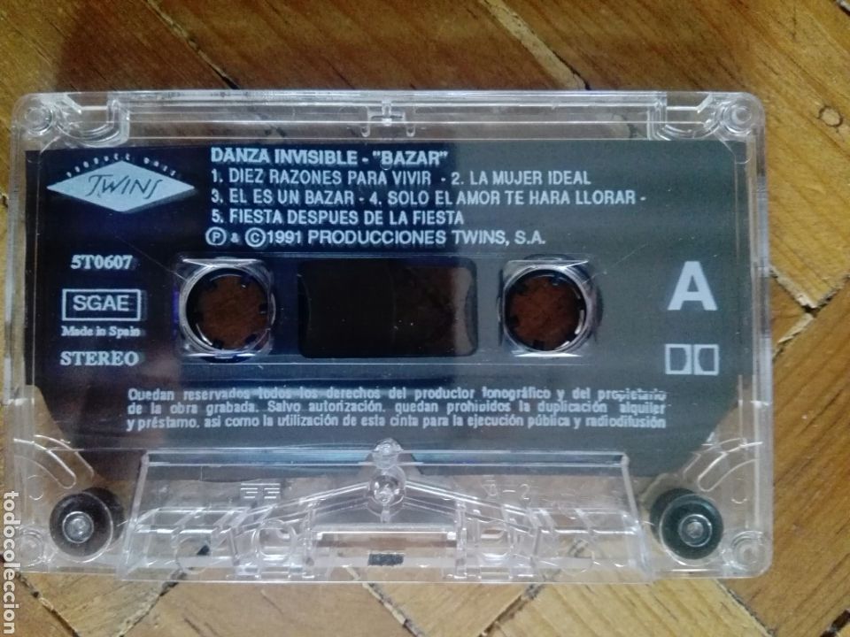 Casetes antiguos: Cinta/Caset Danza invisible - Bazar - Foto 3